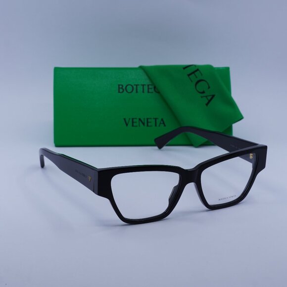 Bottega Veneta BV1288O 001 Cat Eye Eyeglasses 55mm – Black - Picture 1 of 10
